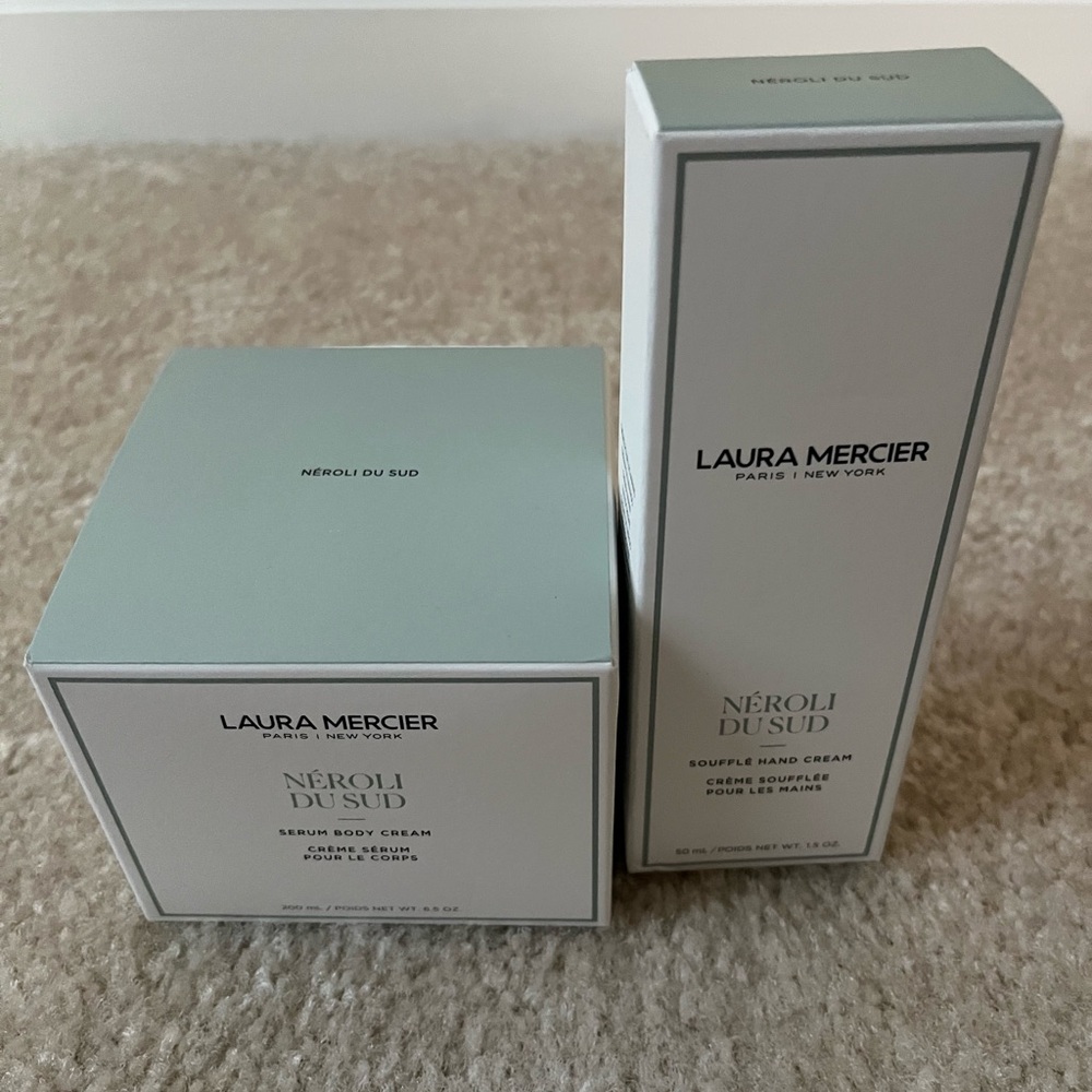 NIB Laura Mercier Neroli du Sud Hand & Body Cream Set